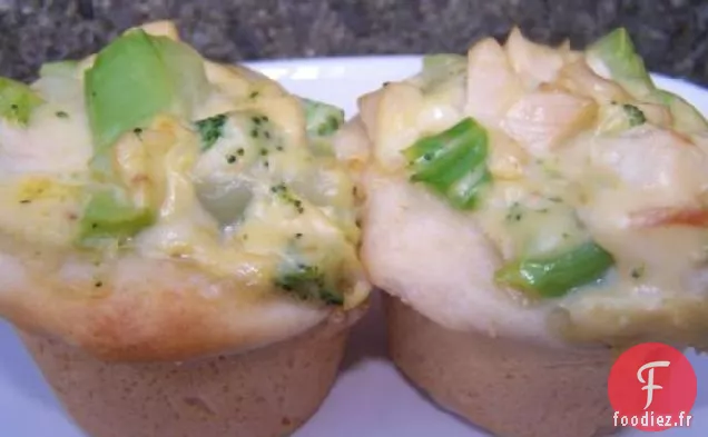 Tartes au Poulet Et au Brocoli