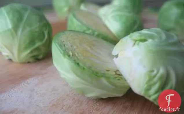Petit déjeuner Parisien : Quiche aux Choux de Bruxelles, Échalotes et Aneth