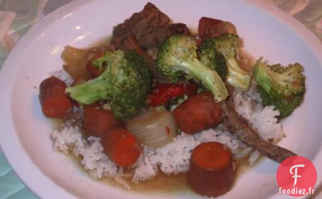 Boeuf Oriental et Brocoli