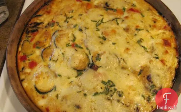 Quiche de Légumes Rôtis et Gruyère