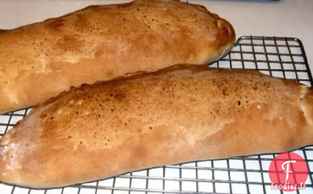 Stromboli à la viande et au fromage