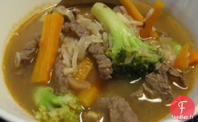 Soupe de Boeuf Teriyaki