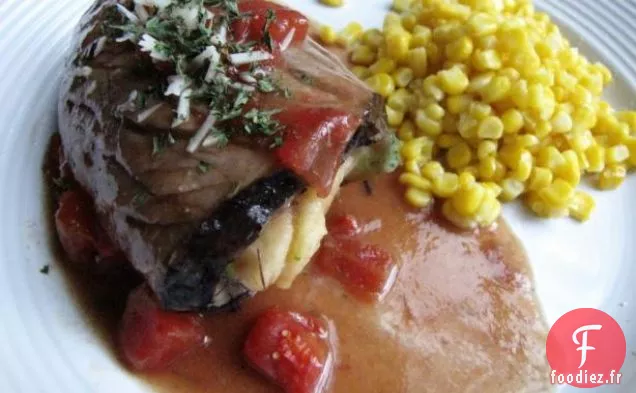 Pâtes Crémeuses au Poulet, Brocoli et Basilic - Version Faible en gras