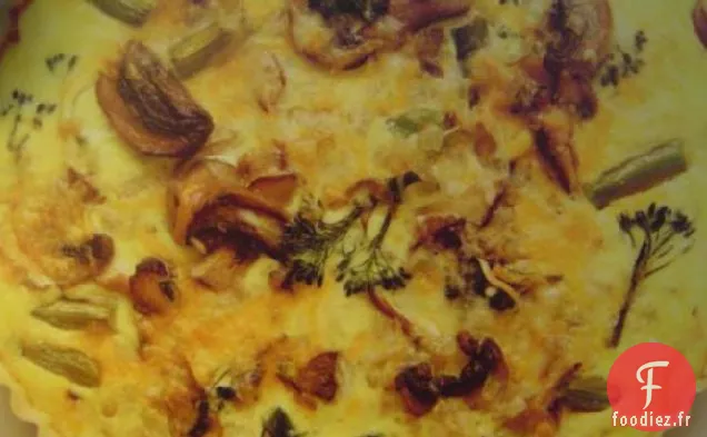 Quiche au Brocoli et au Cheddar