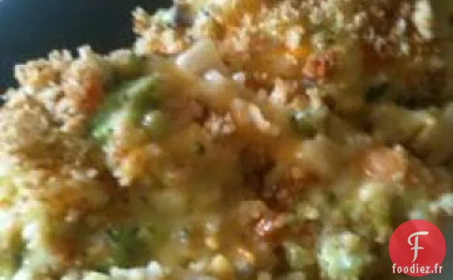 Casserole de Riz au Brocoli Et au Fromage