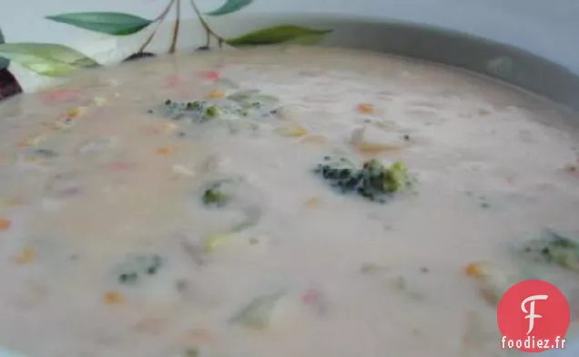 Soupe Facile Aux Pommes De Terre Et au Fromage