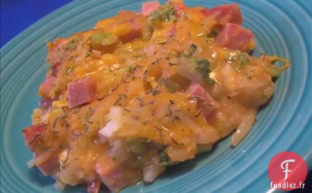 Cocotte de Pommes de Terre au Jambon et au Brocoli