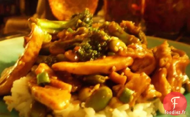 Poulet aux Haricots Noirs