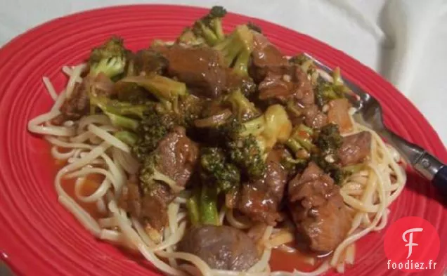 Linguine Épicée, Bœuf et Brocoli