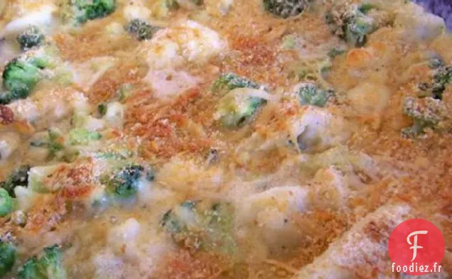 Casserole de Brocoli et de Chou-fleur