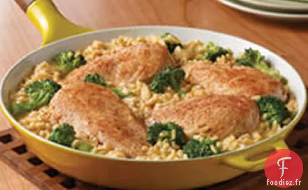 Dîner au Poulet, au Brocoli et au Riz brun Rapide et Facile de Campbell's®