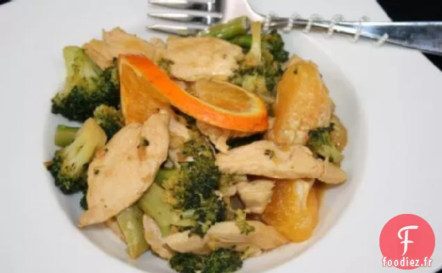 Poulet Orange Au Brocoli (Weight Watchers)