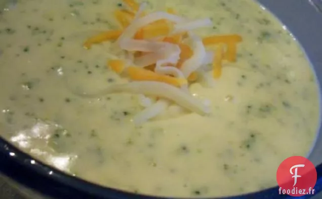 Soupe au Brocoli Et au Cheddar