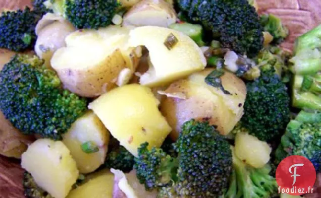 Salade de Pommes de Terre Chaudes et Brocoli