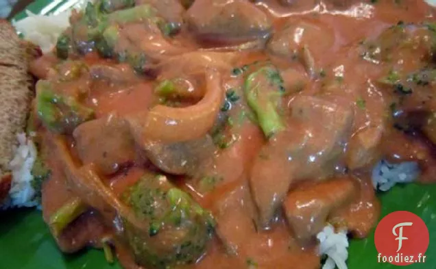Boeuf Stroganoff Au Brocoli