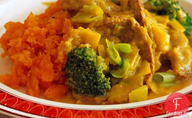 Rendang de Boeuf au Brocoli