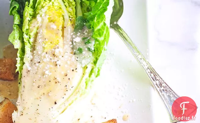 Petite Laitue Gemme Avec Vinaigrette César Maison