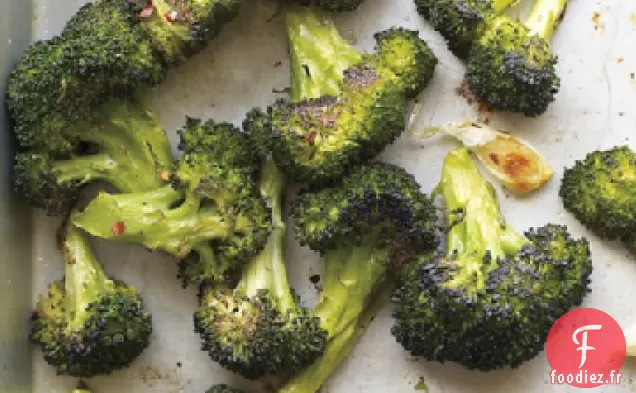 Brocoli rôti à l'Ail et au Chili