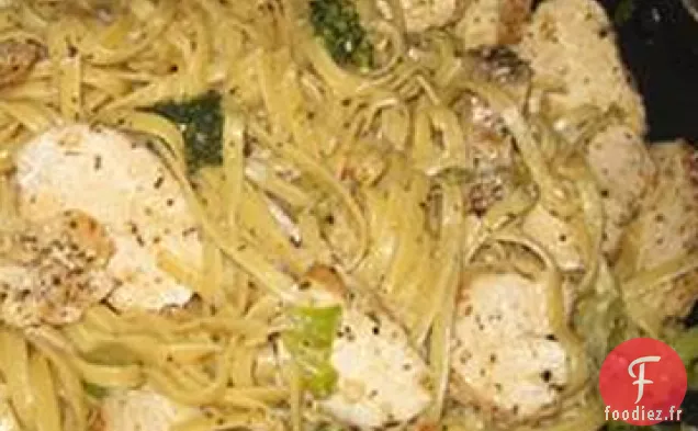 Spaghetti au Brocoli et au Poulet