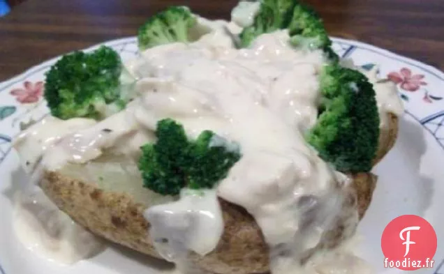 Dîner au Poulet Brocoli dans un Tater