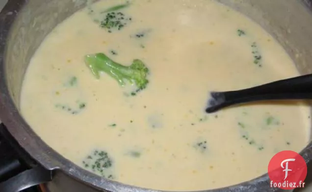 Soupe au Fromage et au Brocoli