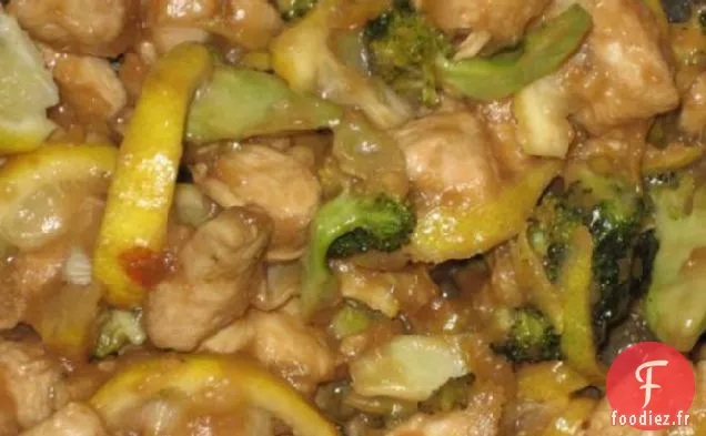 Poulet Au Citron Et Au Gingembre Avec Brocoli