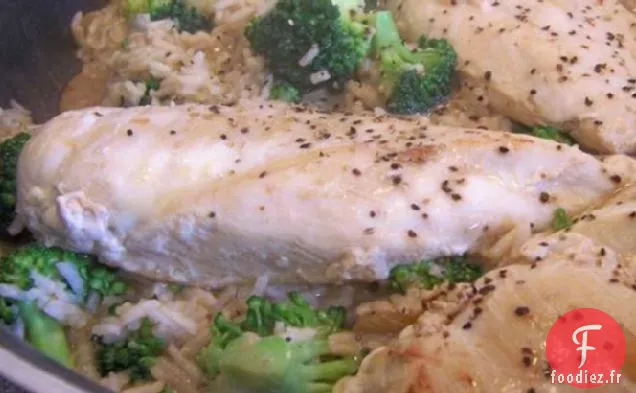 Poulet Et Riz De 20 Minutes Avec Brocoli - K