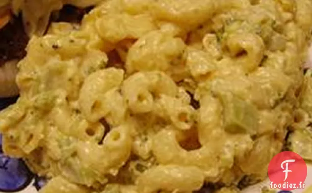 Macaroni au Fromage et au Brocoli à la mijoteuse