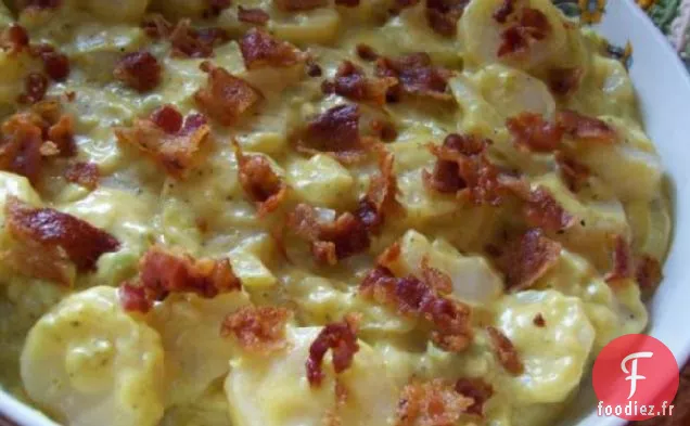 Pommes de Terre Festonnées au Cheddar