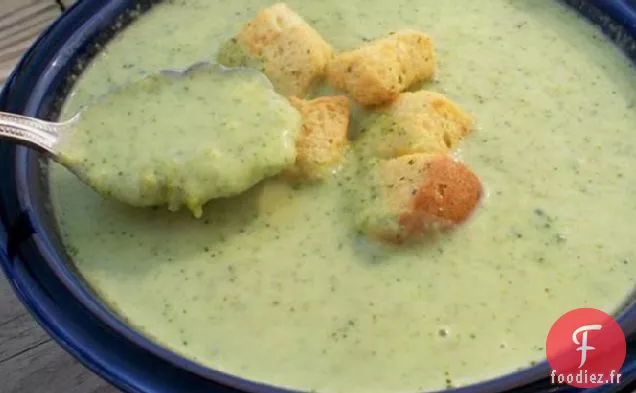Soupe à la Crème de Brocoli au Curry
