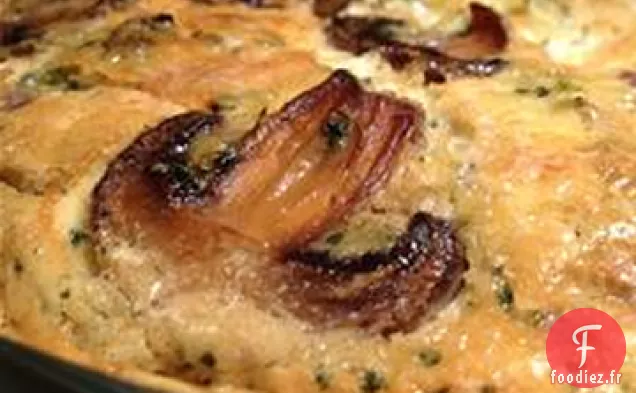 Quiche au Brocoli aux Champignons