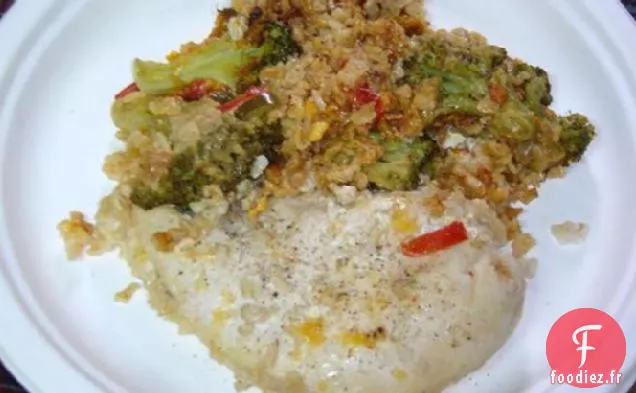 Dîner au Poulet du Sud-Ouest en Paquet de Papier Kraft