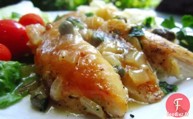 Poulet À La Sauce Citron-Câpres