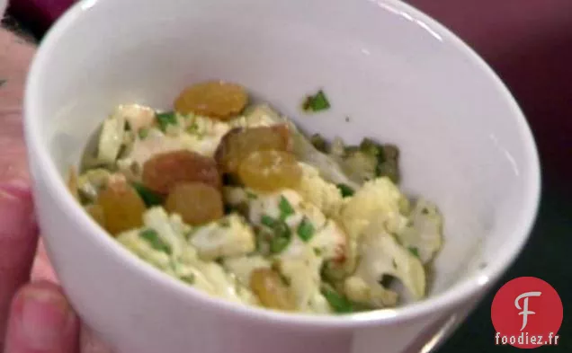 Chou-Fleur Rôti à la Vinaigrette aux Câpres