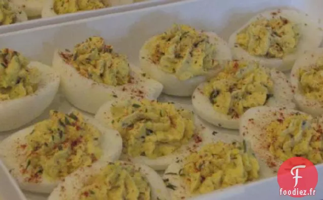 Œufs Farcis Aux Câpres au Citron