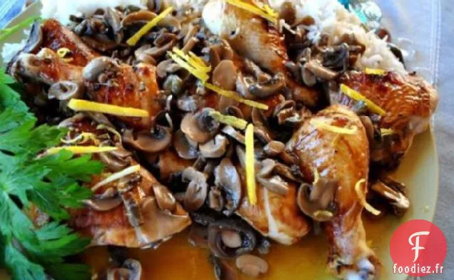 Poulet au Beurre de Câpres au Citron
