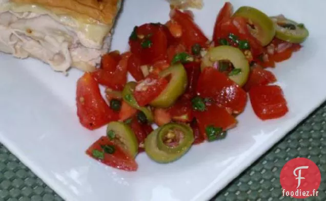 Relish de Tomates Fraîches et d'Olives de Sarasota