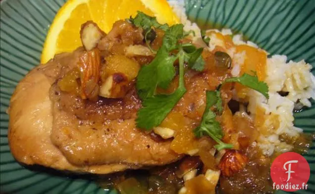 Poulet Chanceux Aux Oranges