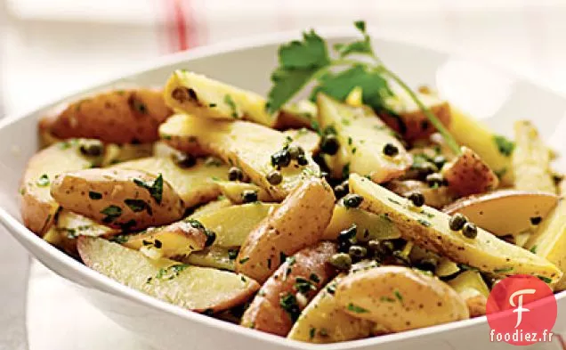 Salade de Pommes de Terre Fingerling avec Vinaigrette Gremolata