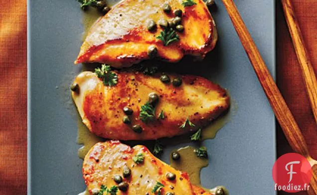 Piccata de Poulet à l'Orzo