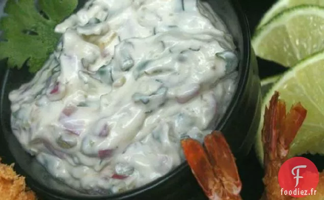 Sauce Tartare à la Coriandre et au Citron Vert