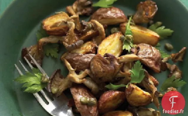 Salade de Champignons Rôtis et Pommes de Terre