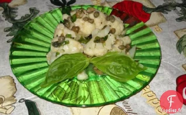 Chou-Fleur Aux Câpres En Vinaigrette S'il Veut Tresser