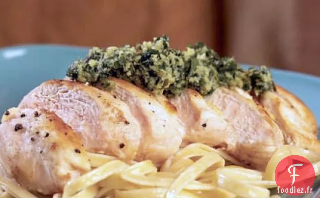 Poulet Poêlé avec Salsa Verde Italienne