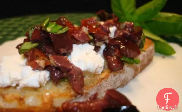 Bruschetta Au Fromage De Chèvre