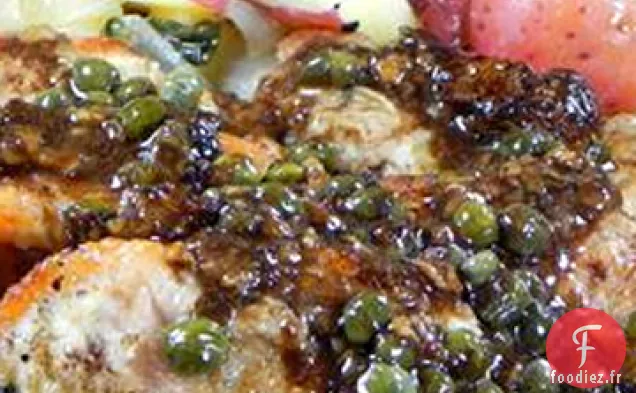 Médaillons de Porc au Vinaigre Balsamique et Câpres