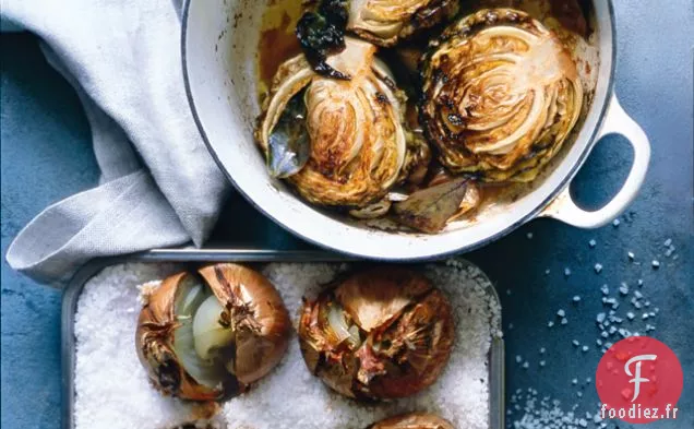 Choux Rôtis À L'Ail Et Au Vinaigre