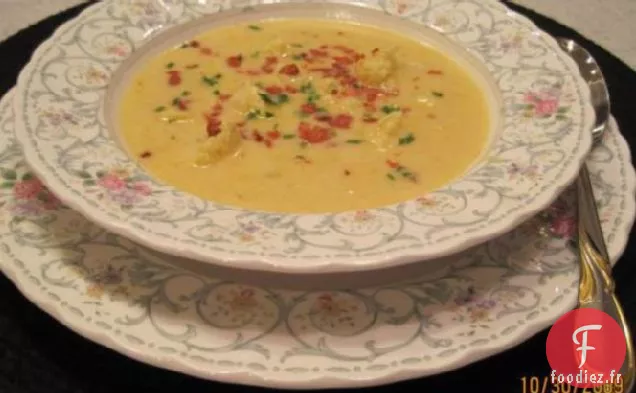 Soupe Crémeuse au Chou-Fleur