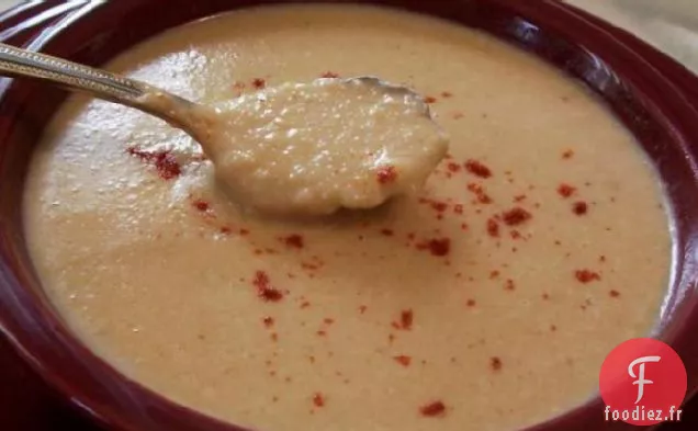 Soupe Crémeuse de Chou-Fleur au Fromage
