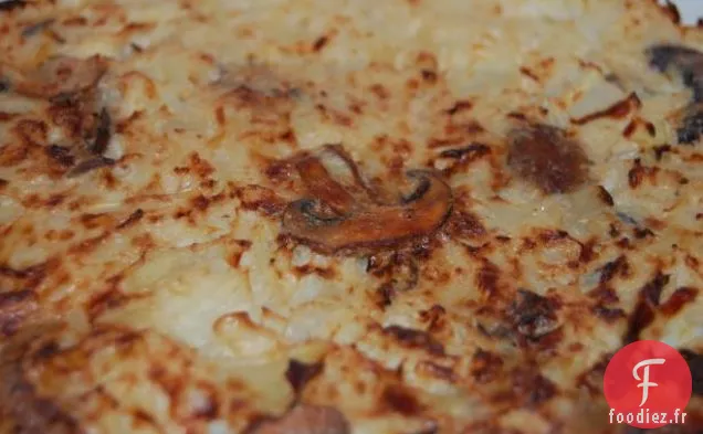 Casserole de Nouilles au Chou-Fleur à Faible Teneur En Glucides